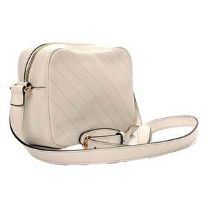 Gucci Blondie GG Patch Diagonal Stitching Cream Leather Crossbody